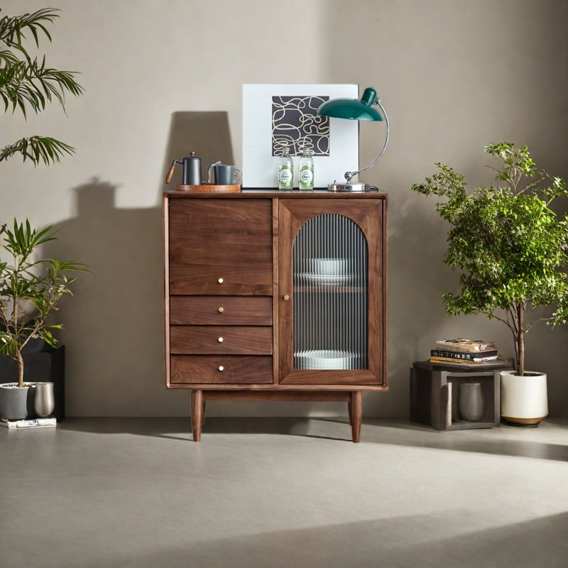 Armoire de rangement simple pour le salon, H 37,4 po x l 31,5 po x P 15,75 po