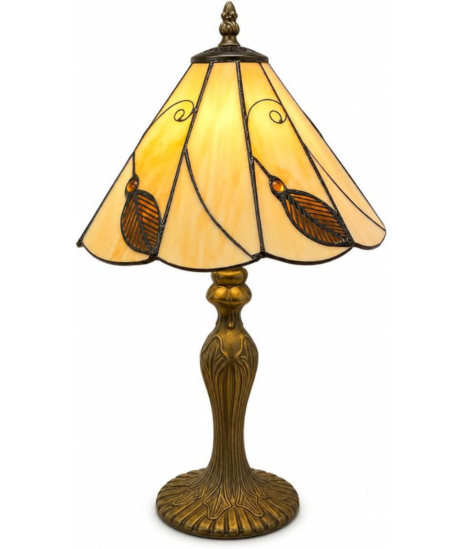 Cassey Resin Table Lamp, Amber