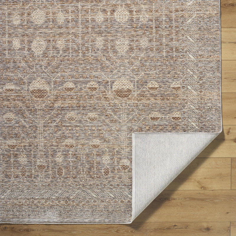 Tapis traditionnel tissé à la machine Bernip MIP2304, Rectangle 3 pi 3 po x 4 pi 11 po