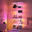 7-Tier Glass Display Cabinet with RGB LED Lighting, App Control, Motion Sensor and Lockable Doors-1668667543