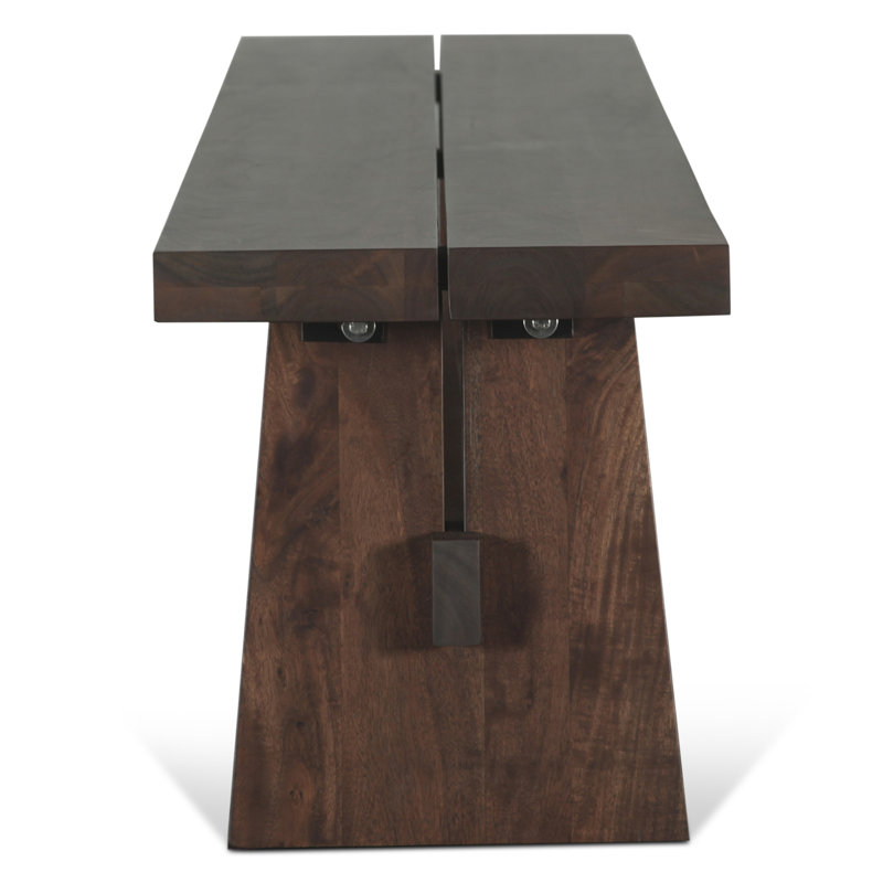 Acadia 79" Bench In Coffee Bean, Brown