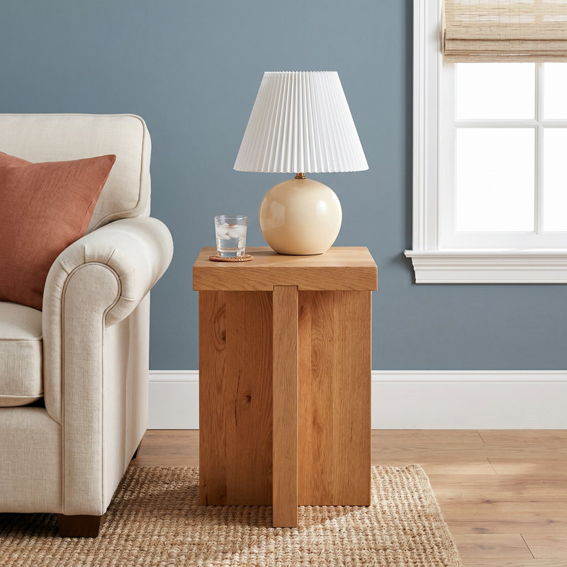 Wytheville Solid Wood End Table, Natural