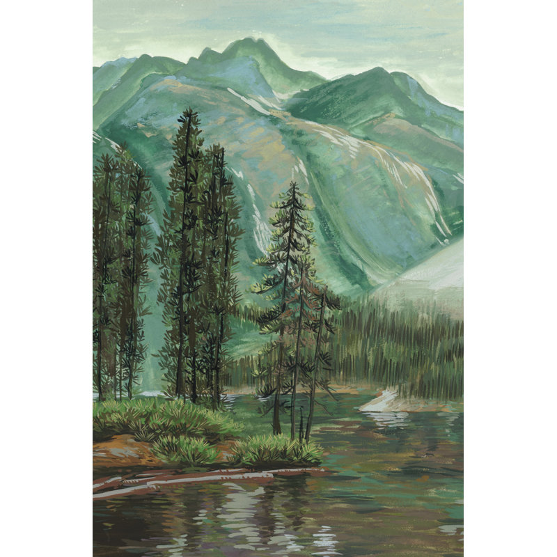 Mountainscape IV by Melissa Wang - Wrapped Canvas Art Print, 46cm H x 30cm W