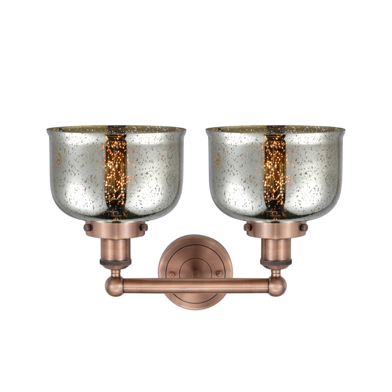 Arlester 2 - Light Dimmable Vanity Light, Antique Copper, Silver Plated Mercury