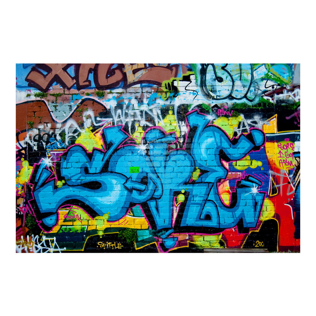 Colours of Graffiti 2.55m x 384cm Wallpaper Roll