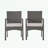 Wicker Armchair set of 2 with soft seat cushion