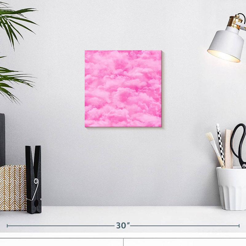 Arney Pink Sky Clouds, 10" H x 10" W