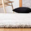 Tapis gris en viscose / laine touffeté à la main Protaras-51242412