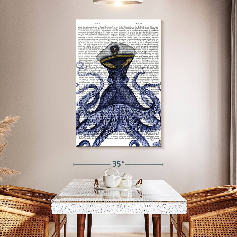 Brampt Captain Octopus, 51" H x 34" W