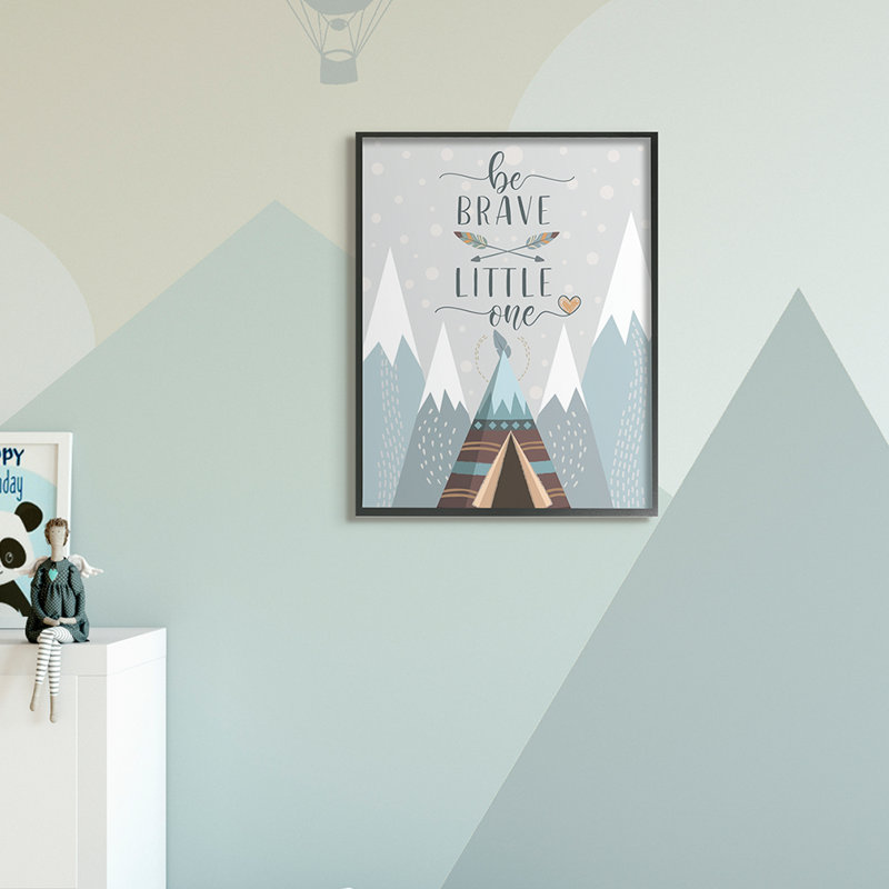 Tipi Brave Little One, Toile tendue, H 30 po x l 24 po x P 1,5 po