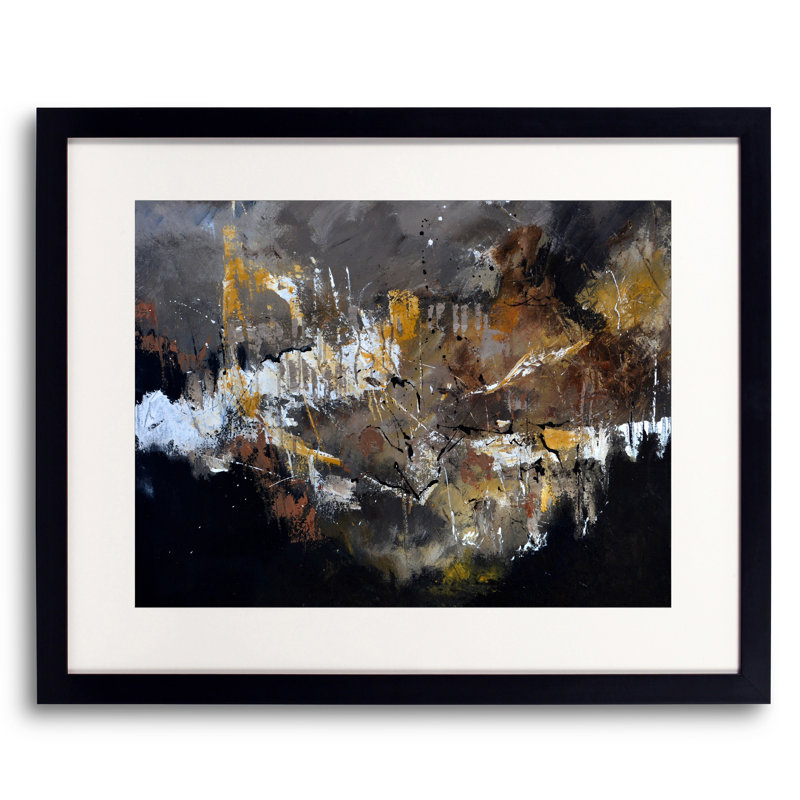 «Candles 88» par Pol Ledent - peinture encadrée, 16" H x 20" W