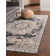 Tapis bleu marine / gris Arella