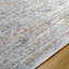 Tapis gris tissé à la machine en acrylique / polyester / viscose Scotchmann-92463204