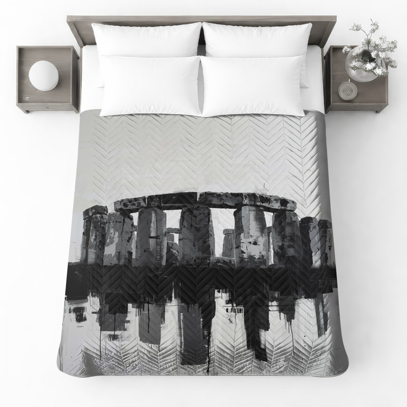 Couvre-lit matelassé Stonehenge, Full / Double