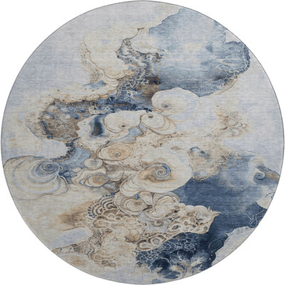 Premium Machine Washable Medena AMF1860 Abstract Rug