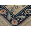 Antique Chinese Peking Runner In Beige With Bright Florals & Vines - Rug & Kilim