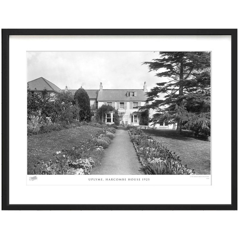 Uplyme, Harcombe House 1925 by Francis Frith - Single Picture Frame Print, 40cm H x 50cm W x 2.3cm D