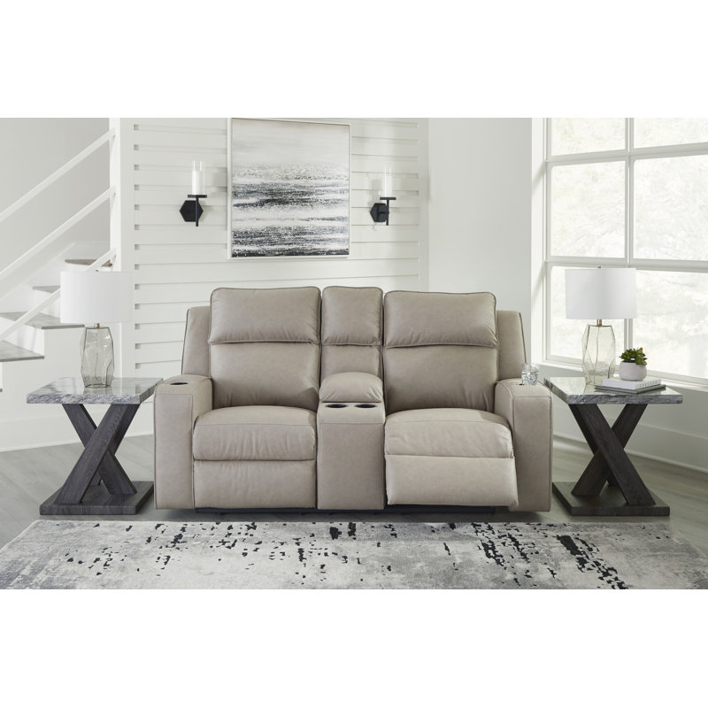 Canapé, causeuse et fauteuil inclinable Lavenhorne, Gris