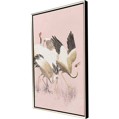 Curious Cranes - Preen Print by Drammis Paragon