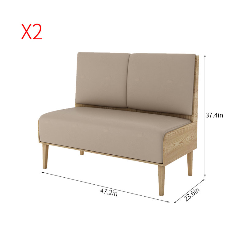 Banc de rangement pour restaurant léger Light Luxury