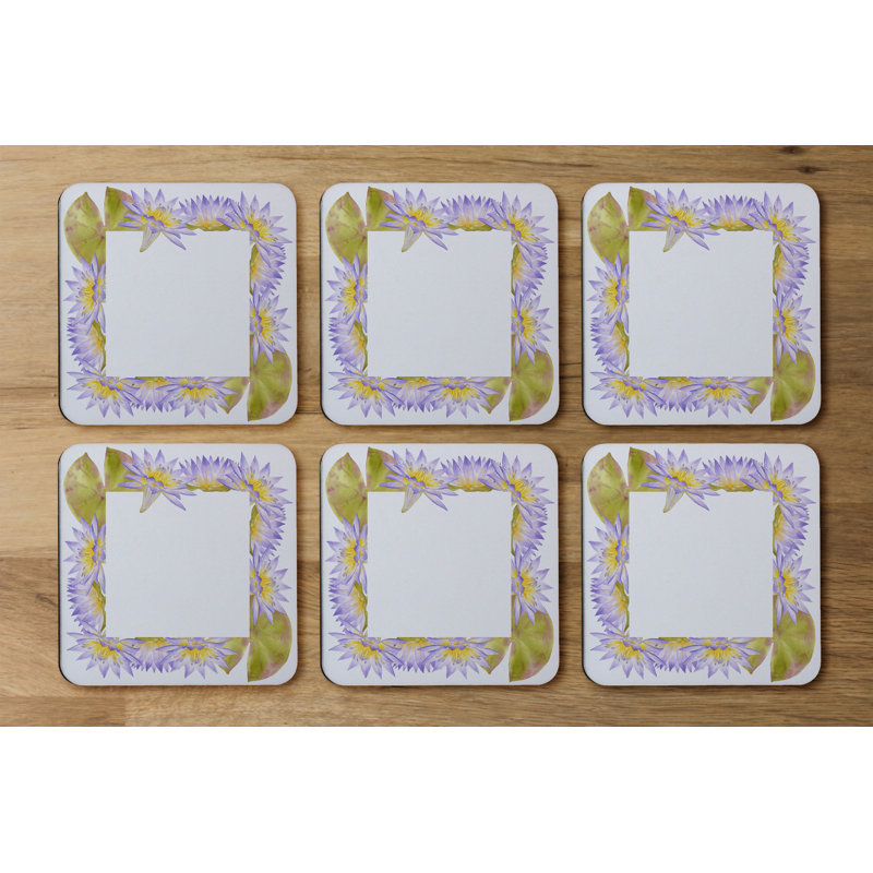 Square 6 Piece Coaster Set