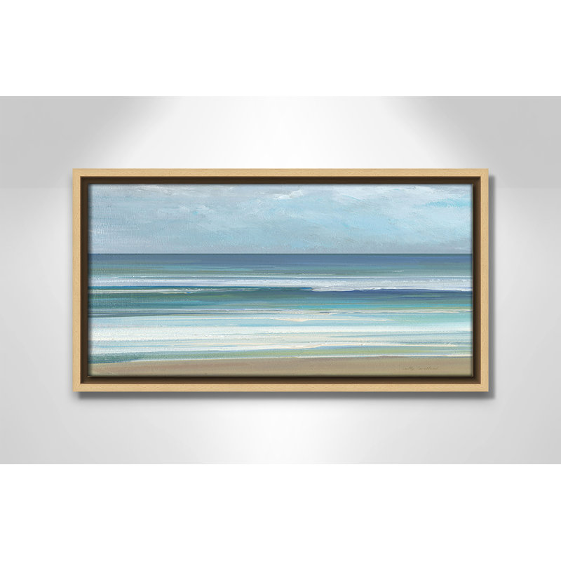 «Gentle Waves I» par Sally Swatland, Naturel, H 9,5 po x l 17,5 po