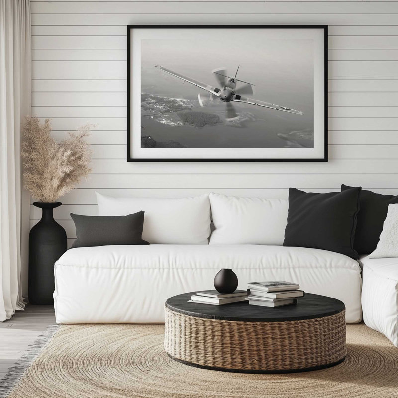 «Silent Wings», reproduction sur papier mat d'archives, Chrome poli, H 25,25 po x l 37,25 po