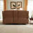 Chelliah Fordwich 75.2" Wide Modern Soft Upholstered Multiple Cushion Manual Reclining Loveseat With Console-185621017