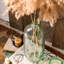 Vase de table en verre vert-368303149