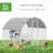 5.32m² Chicken Run For Up To 6 Chickens