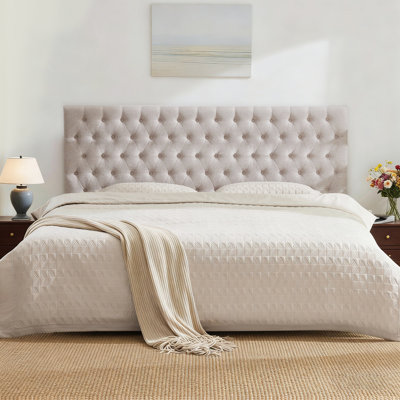 Aveigha Elegant Upholstered Headboard by Lark Manor