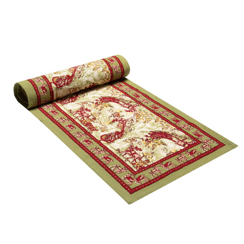 Renne Handmade Floral Table Runnner, 72" Rectangle