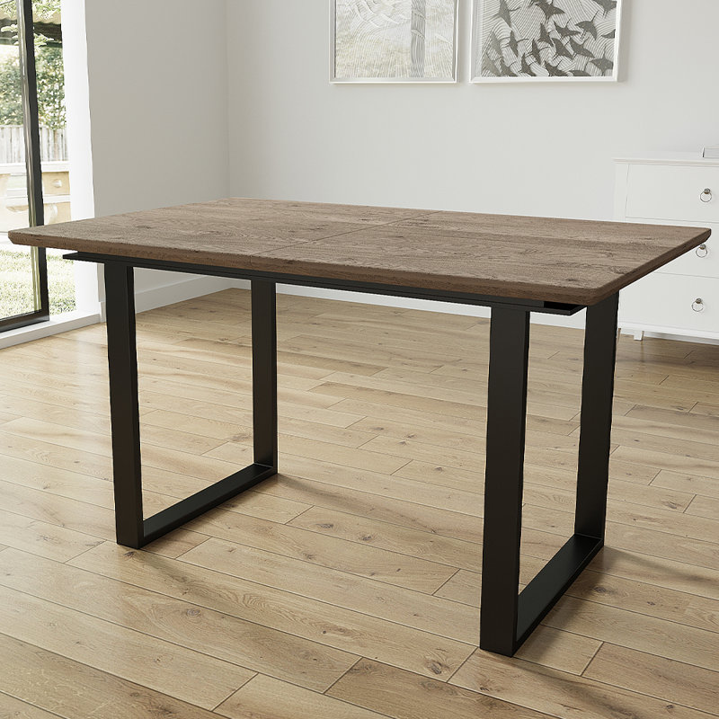 Alderson Extendable Metal Base Dining Table