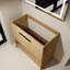 Meuble-lavabo autoportant 36 po 36 po, contreplaqué, 2 portes, résistant à, assemblage facile, conception américaine, contreplaqué chêne brillant avec résistance à l'humidité, lueur