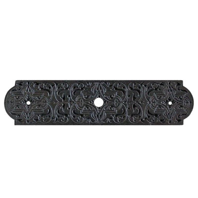 Olde World Metal Knob Backplate