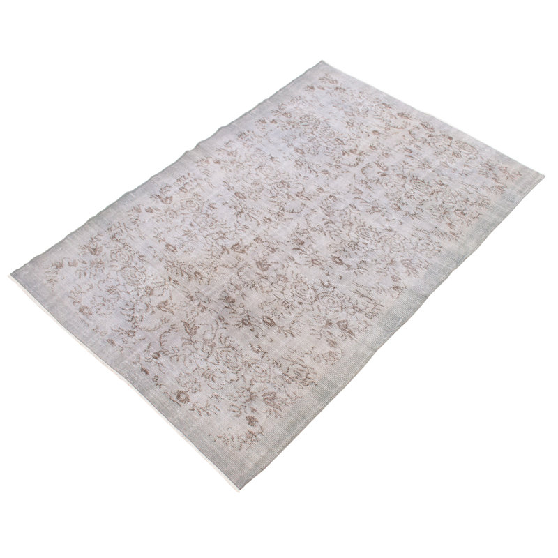Tapis brun clair à transition de couleur 5 pi 11 po x 8 pi 7 po