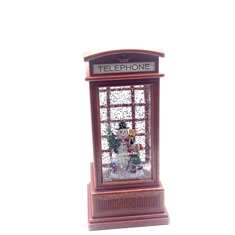 Téléphone avec bonhomme de neige