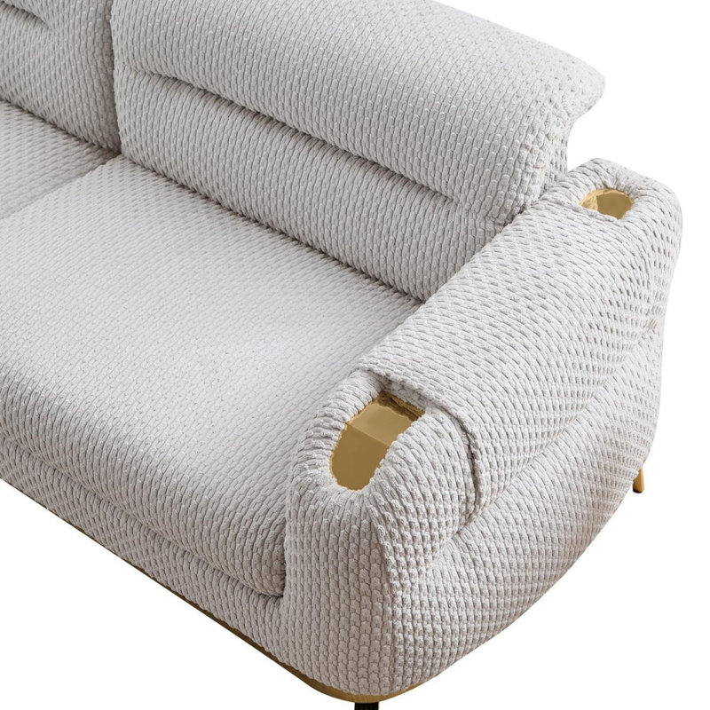 Canapé de style moderne, Gris