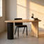 Bureau en bois massif Burlywood-2017402016