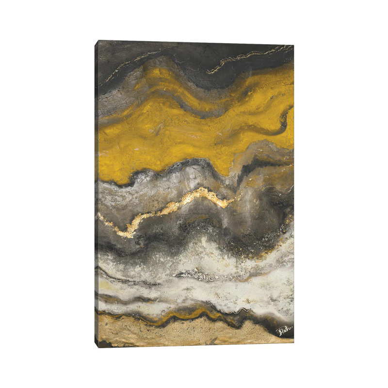 «Lava Flow I», reproduction sur toile tendue, H 18 po x l 12 po x P 1,5 po