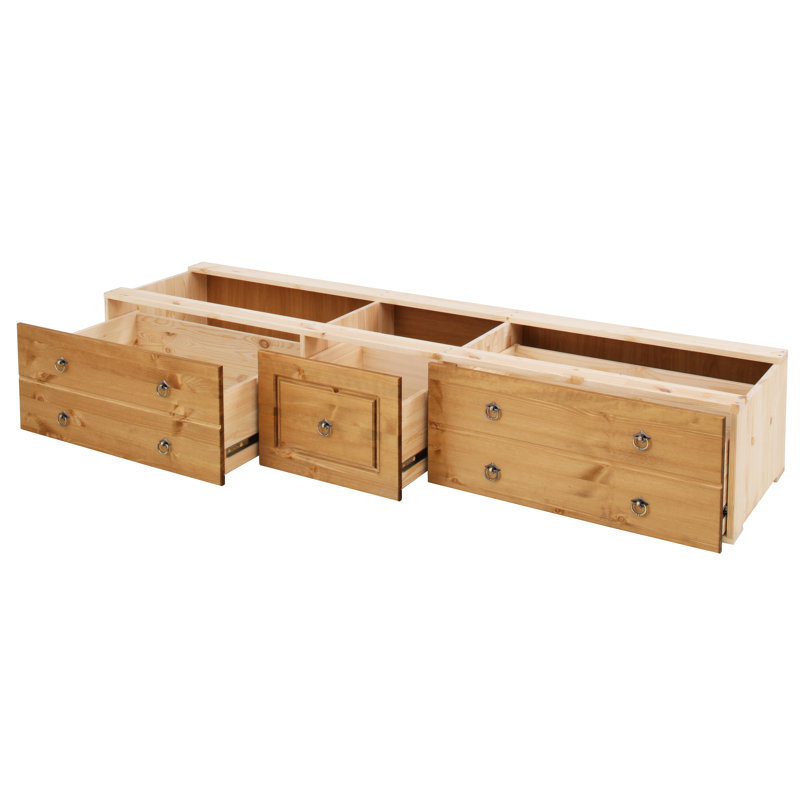 Mandan Underbed Storage Drawers, Oiled