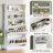 Tall Narrow Freestanding Shoe Cabinet With 2 Flip Drawers (fits 16 Pairs), Space-saving Shoe Organizer For Entryway & Hallway-1649076017