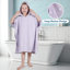 Serviettes de bain unisexes courtes en ratine de coton pour enfants avec poches et capuchon Extli-33246579-91046206