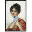 «Portrait de femme avec téléphone»-98579414-98579415