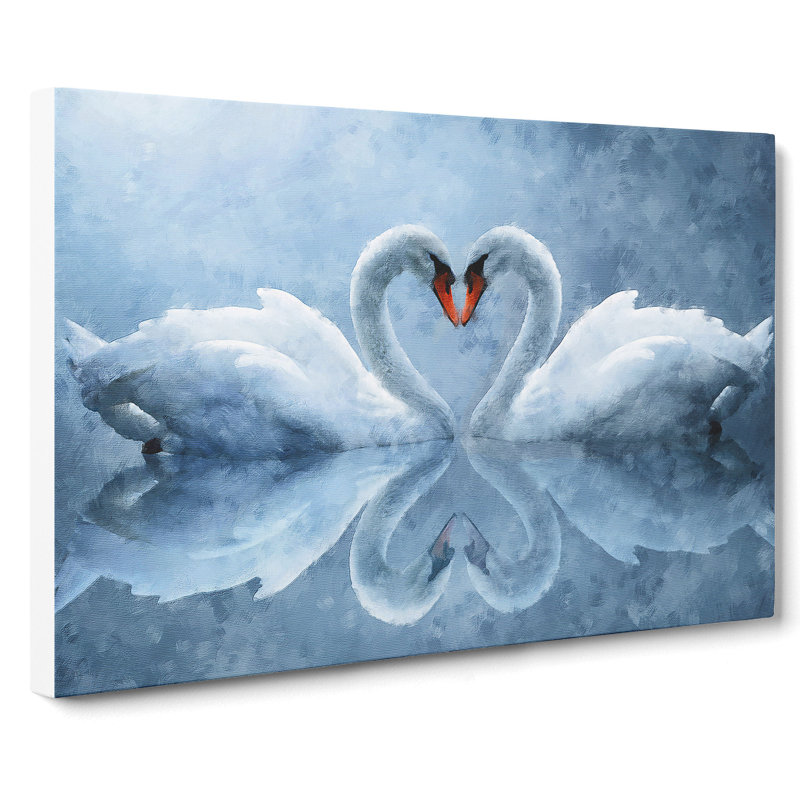 White Swan Vol.3 - Wrapped Canvas Print, 40cm H x 60cm W x 3cm D