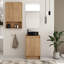 Ensemble de meuble-lavabo simple 20 po avec comptoir en céramique et armoire murale 24 po Bellmead-1201646954