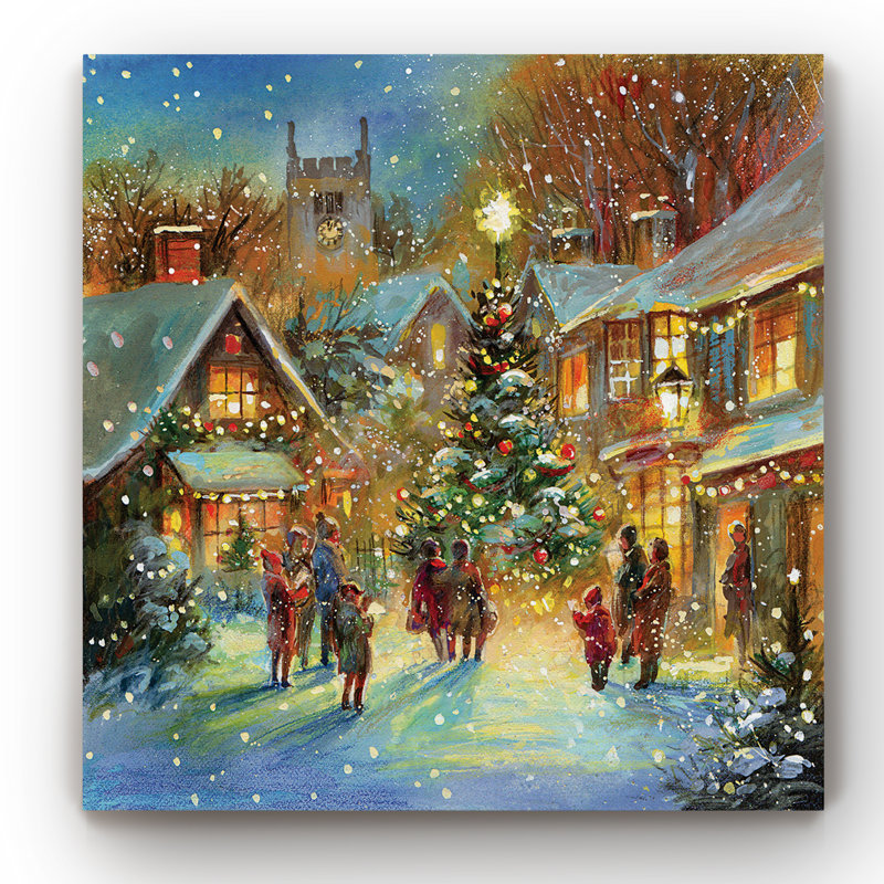 «Evening Carol», impression sur toile tendue, H 24 po x l 24 po x P 1 po