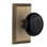 Studio Plate with Black Porcelain Door Knob