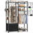 Jeremyiah 6 Tiers Freestanding Portable Closet Wardrobe System Clothing Rack With 2 Drawers-2048085035