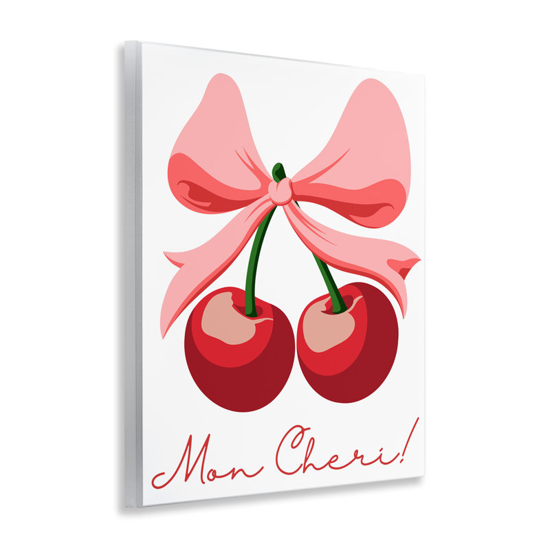 Plaque murale Mon Cheri Bow Cherries, design par Marcus Prime